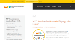 Desktop Screenshot of mfo.no